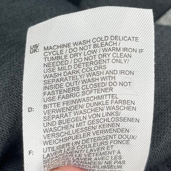 One of Few Adidas Hooded Knit Track Jacket Black Gray Full Zip Men's Small - Picture 8 of 9